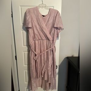 New with tags; light pink dress; available in 28 & 26